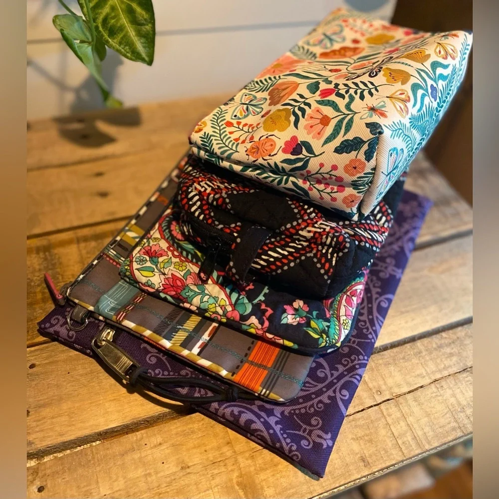 Vera Bradley (3) and more Makeup Bags - Set of 5